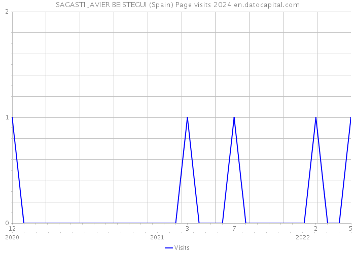 SAGASTI JAVIER BEISTEGUI (Spain) Page visits 2024 