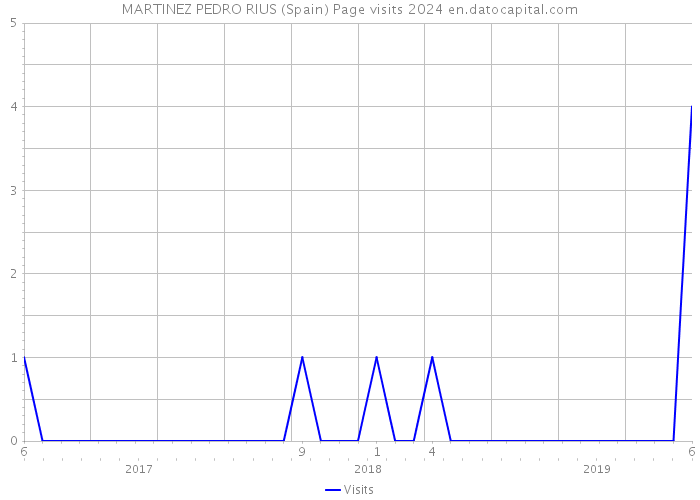 MARTINEZ PEDRO RIUS (Spain) Page visits 2024 