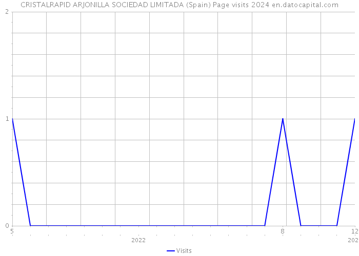CRISTALRAPID ARJONILLA SOCIEDAD LIMITADA (Spain) Page visits 2024 