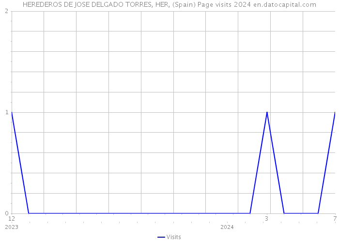 HEREDEROS DE JOSE DELGADO TORRES, HER, (Spain) Page visits 2024 