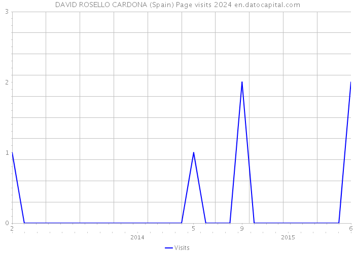 DAVID ROSELLO CARDONA (Spain) Page visits 2024 
