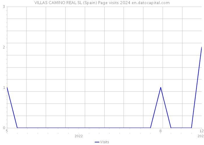 VILLAS CAMINO REAL SL (Spain) Page visits 2024 