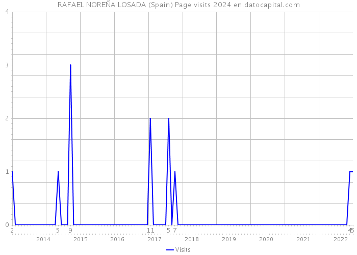 RAFAEL NOREÑA LOSADA (Spain) Page visits 2024 