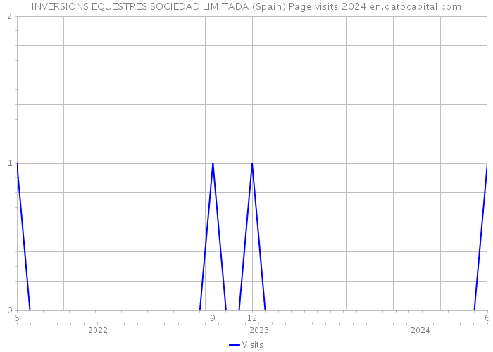 INVERSIONS EQUESTRES SOCIEDAD LIMITADA (Spain) Page visits 2024 