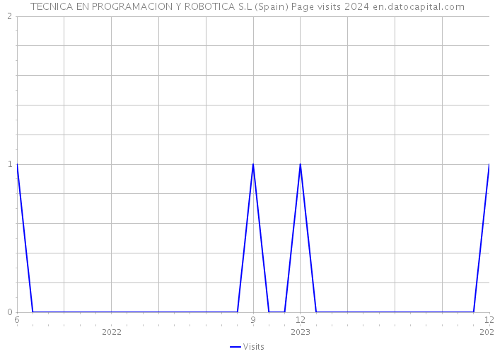 TECNICA EN PROGRAMACION Y ROBOTICA S.L (Spain) Page visits 2024 