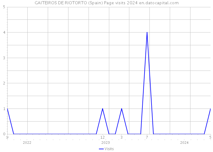 GAITEIROS DE RIOTORTO (Spain) Page visits 2024 