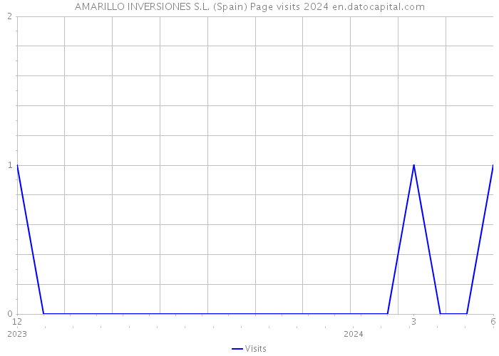 AMARILLO INVERSIONES S.L. (Spain) Page visits 2024 