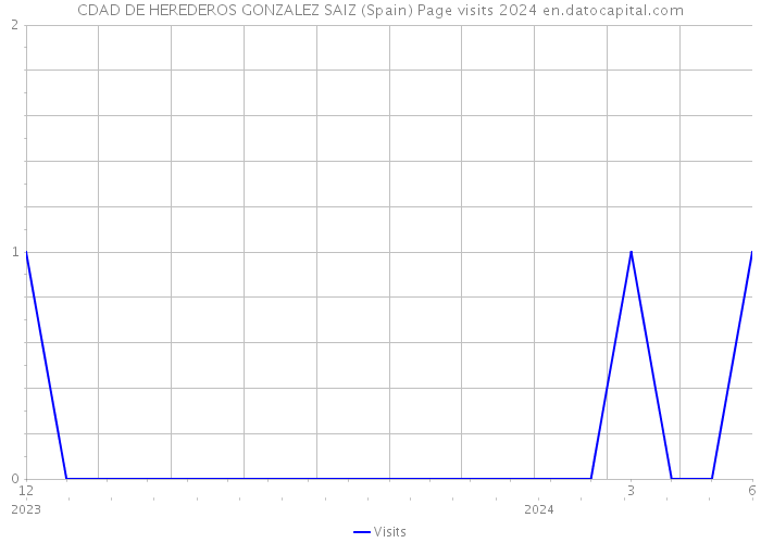 CDAD DE HEREDEROS GONZALEZ SAIZ (Spain) Page visits 2024 