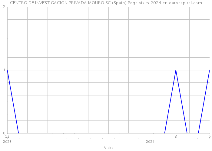 CENTRO DE INVESTIGACION PRIVADA MOURO SC (Spain) Page visits 2024 