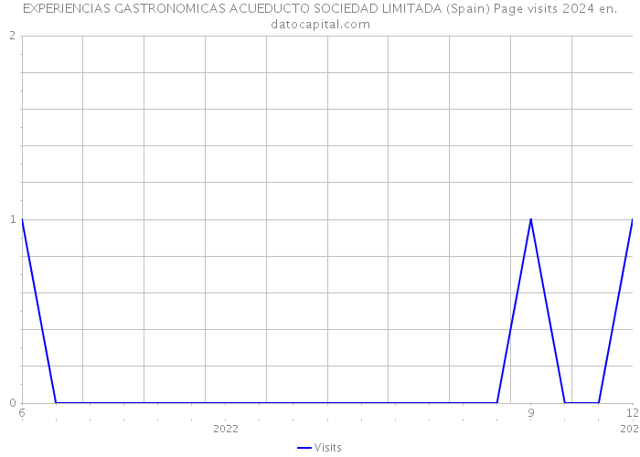 EXPERIENCIAS GASTRONOMICAS ACUEDUCTO SOCIEDAD LIMITADA (Spain) Page visits 2024 
