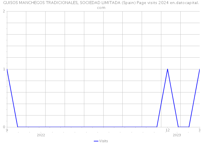 GUISOS MANCHEGOS TRADICIONALES, SOCIEDAD LIMITADA (Spain) Page visits 2024 