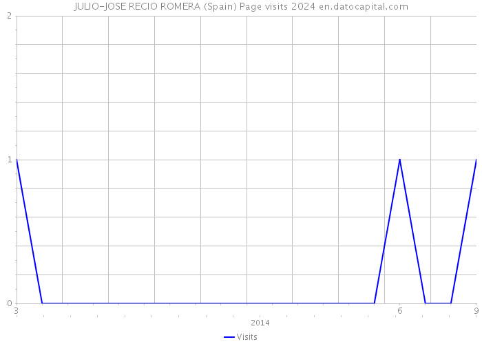 JULIO-JOSE RECIO ROMERA (Spain) Page visits 2024 