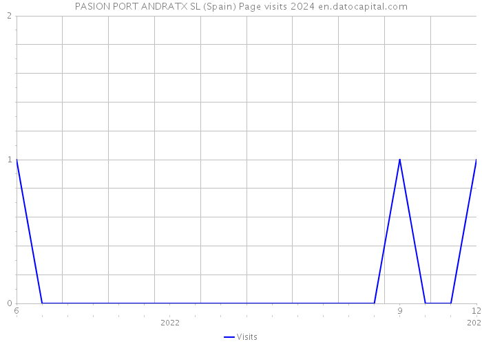 PASION PORT ANDRATX SL (Spain) Page visits 2024 