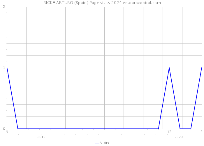 RICKE ARTURO (Spain) Page visits 2024 