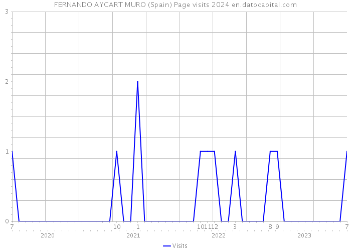 FERNANDO AYCART MURO (Spain) Page visits 2024 