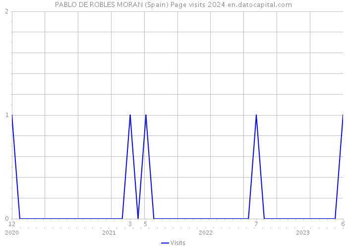 PABLO DE ROBLES MORAN (Spain) Page visits 2024 