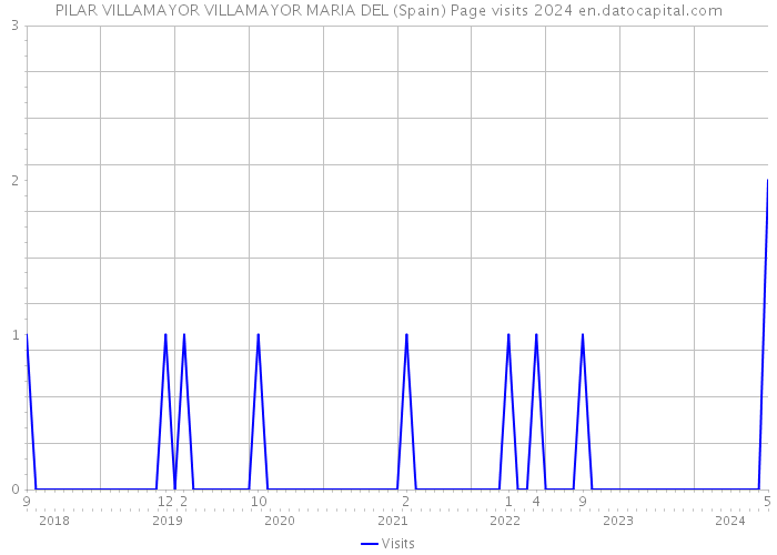 PILAR VILLAMAYOR VILLAMAYOR MARIA DEL (Spain) Page visits 2024 