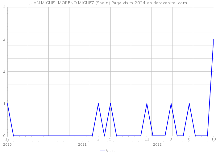 JUAN MIGUEL MORENO MIGUEZ (Spain) Page visits 2024 