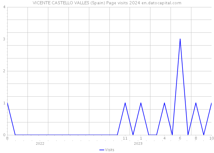 VICENTE CASTELLO VALLES (Spain) Page visits 2024 