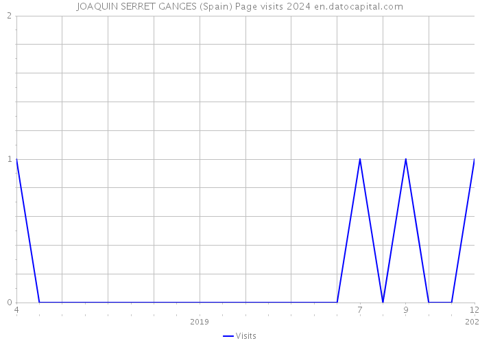 JOAQUIN SERRET GANGES (Spain) Page visits 2024 