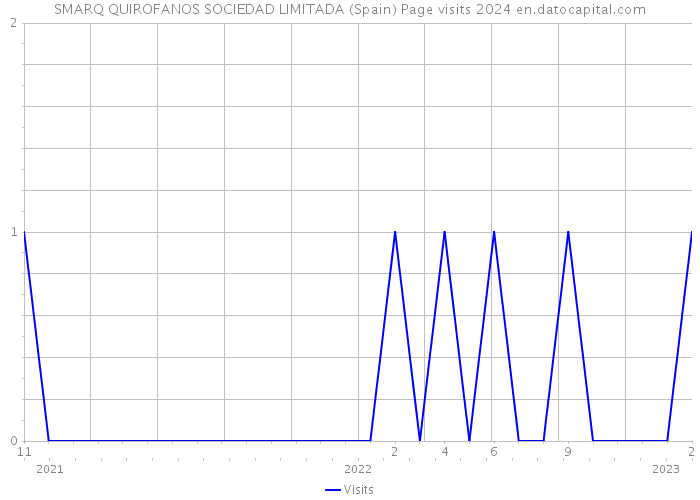 SMARQ QUIROFANOS SOCIEDAD LIMITADA (Spain) Page visits 2024 