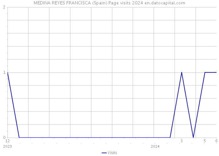 MEDINA REYES FRANCISCA (Spain) Page visits 2024 