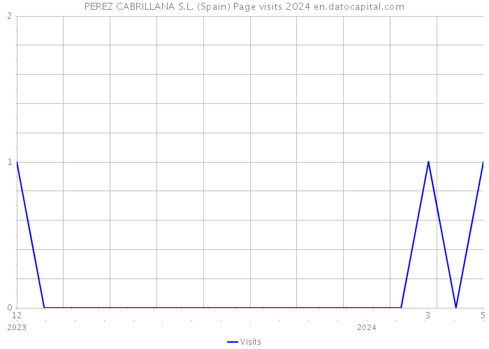 PEREZ CABRILLANA S.L. (Spain) Page visits 2024 