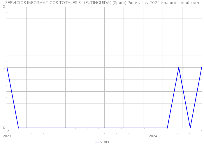 SERVICIOS INFORMATICOS TOTALES SL (EXTINGUIDA) (Spain) Page visits 2024 