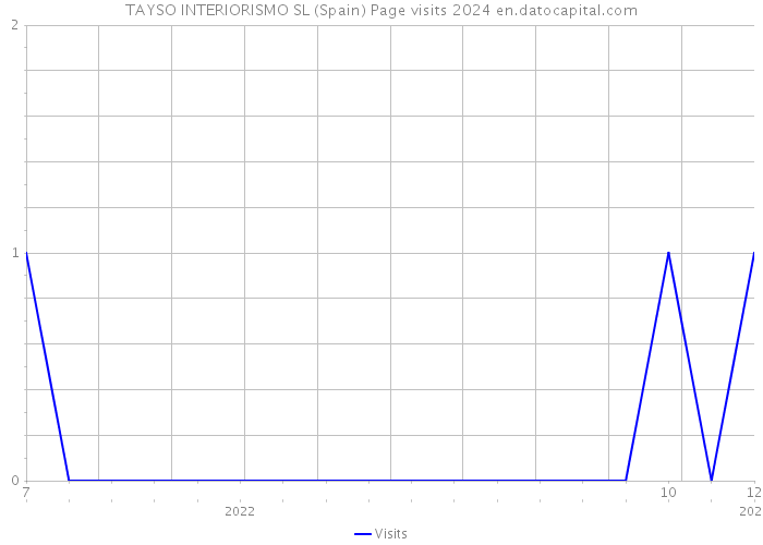 TAYSO INTERIORISMO SL (Spain) Page visits 2024 