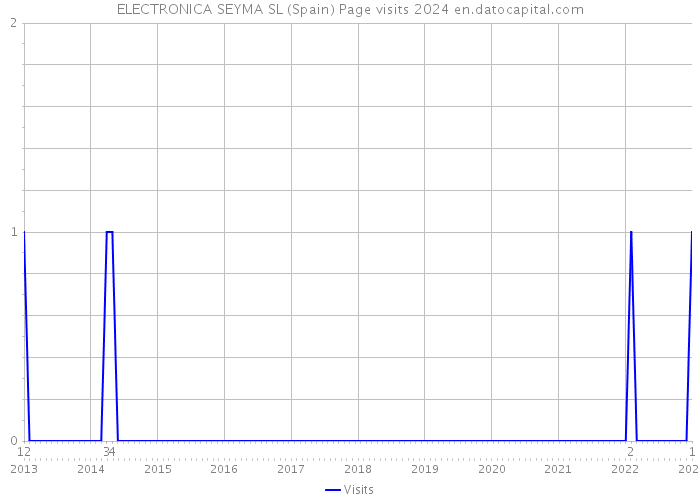 ELECTRONICA SEYMA SL (Spain) Page visits 2024 