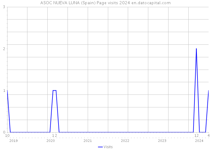 ASOC NUEVA LUNA (Spain) Page visits 2024 