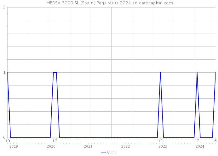  HERSA 3000 SL (Spain) Page visits 2024 