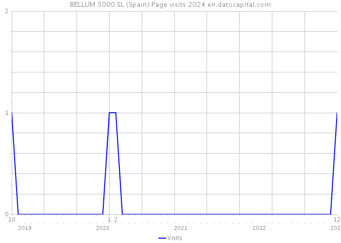 BELLUM 3000 SL (Spain) Page visits 2024 