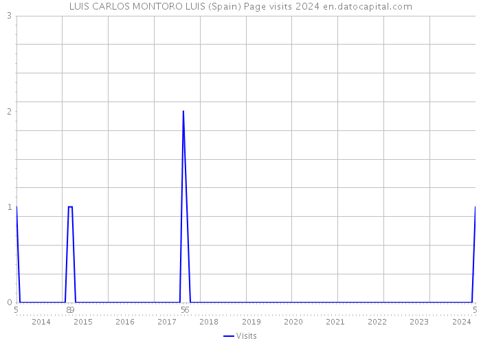 LUIS CARLOS MONTORO LUIS (Spain) Page visits 2024 
