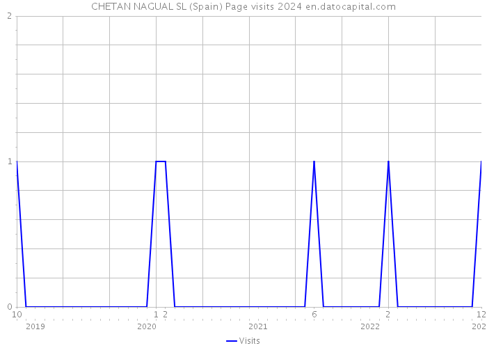 CHETAN NAGUAL SL (Spain) Page visits 2024 