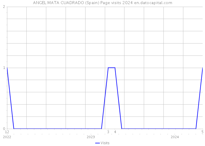 ANGEL MATA CUADRADO (Spain) Page visits 2024 
