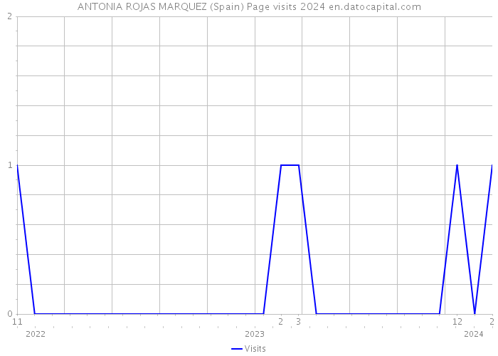 ANTONIA ROJAS MARQUEZ (Spain) Page visits 2024 