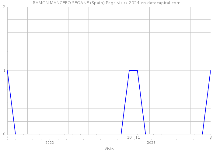 RAMON MANCEBO SEOANE (Spain) Page visits 2024 