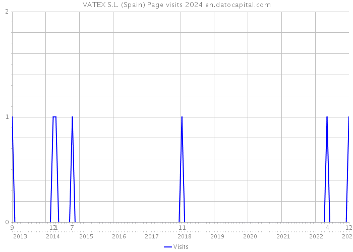 VATEX S.L. (Spain) Page visits 2024 