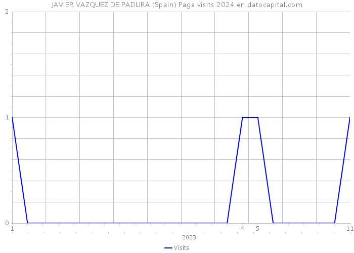JAVIER VAZQUEZ DE PADURA (Spain) Page visits 2024 