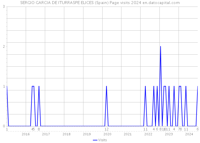 SERGIO GARCIA DE ITURRASPE ELICES (Spain) Page visits 2024 