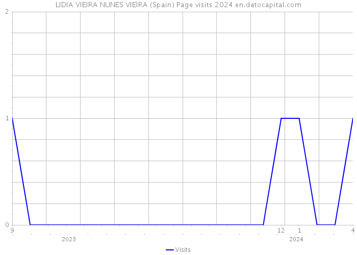 LIDIA VIEIRA NUNES VIEIRA (Spain) Page visits 2024 