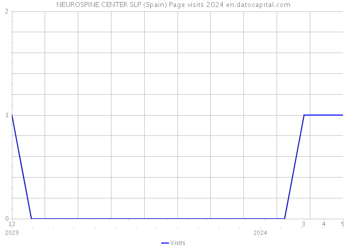 NEUROSPINE CENTER SLP (Spain) Page visits 2024 