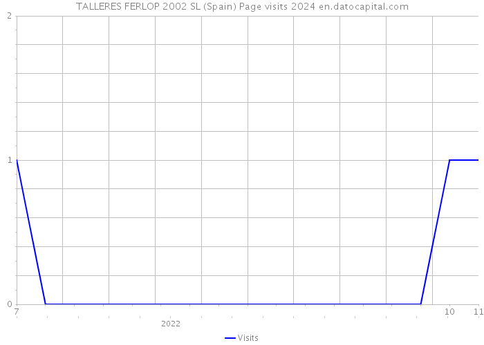 TALLERES FERLOP 2002 SL (Spain) Page visits 2024 