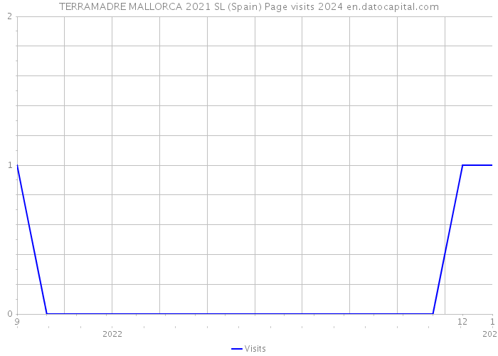 TERRAMADRE MALLORCA 2021 SL (Spain) Page visits 2024 