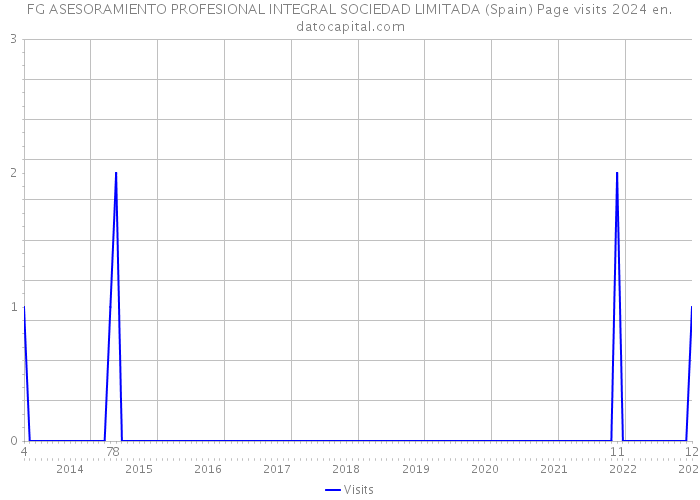 FG ASESORAMIENTO PROFESIONAL INTEGRAL SOCIEDAD LIMITADA (Spain) Page visits 2024 