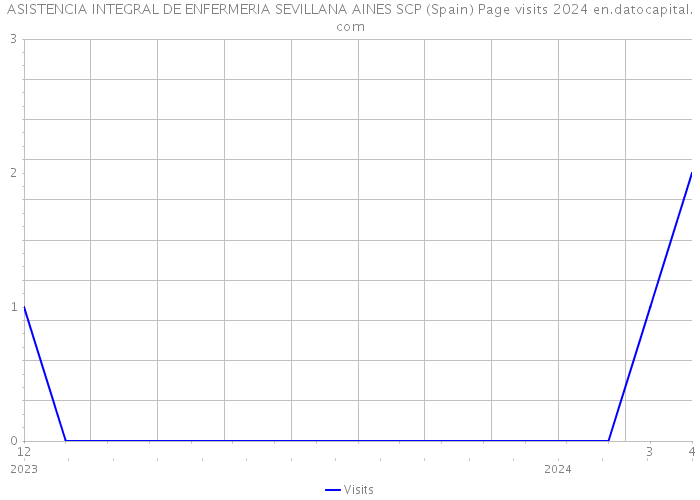ASISTENCIA INTEGRAL DE ENFERMERIA SEVILLANA AINES SCP (Spain) Page visits 2024 