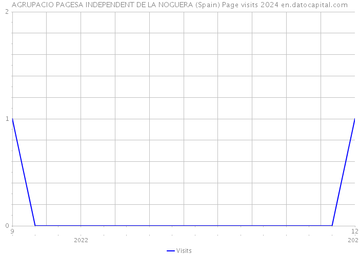 AGRUPACIO PAGESA INDEPENDENT DE LA NOGUERA (Spain) Page visits 2024 