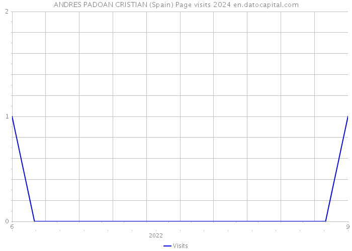 ANDRES PADOAN CRISTIAN (Spain) Page visits 2024 