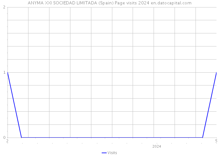 ANYMA XXI SOCIEDAD LIMITADA (Spain) Page visits 2024 